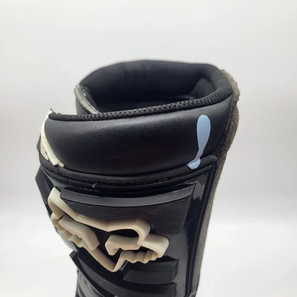Fox Racing Comp 3 Youth Size 8 Motocross Boots Black White MX Dirt Bike EU 41.5 - Picture 14 of 16